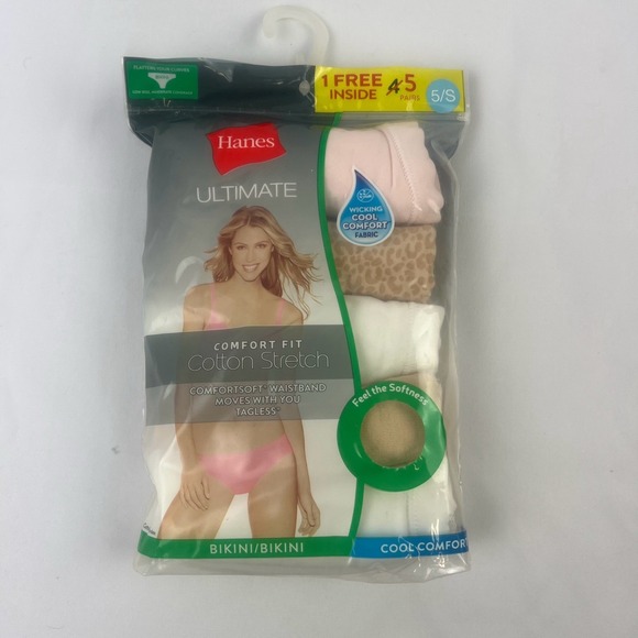 Hanes Other - Hanes Bikini Panties (5-pack), 5/small